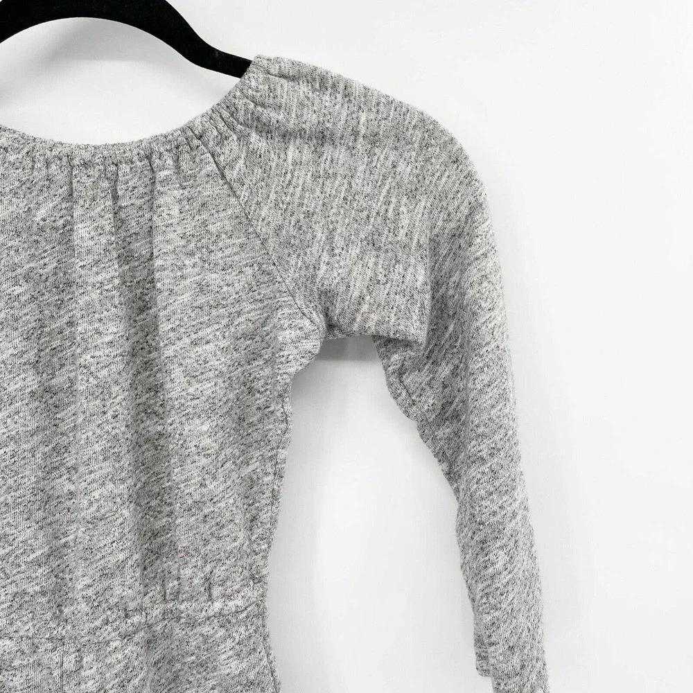 Boy + Girl Jumpsuit Gray Size 4T Long Sleeve Elastic Waist Pull On 100% Cotton‎
